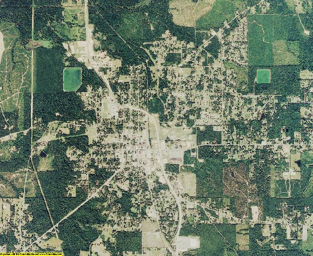 Jackson County, Louisiana aerial photography