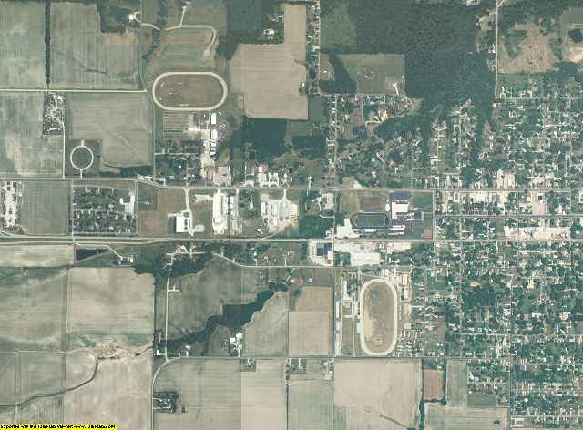 Jasper County, Illinois aerial photography