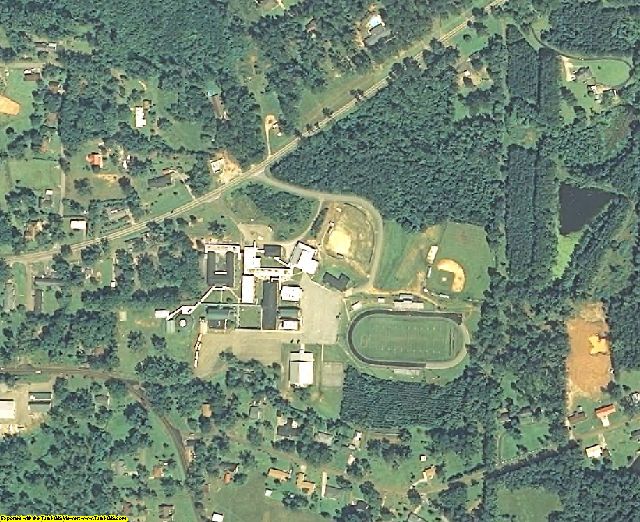 Jasper County, MS aerial photography detail