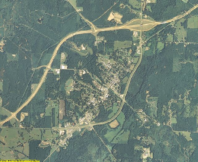 Jefferson Davis County, Mississippi aerial photography