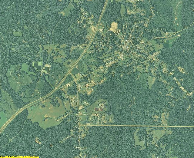 Jefferson County, Mississippi aerial photography