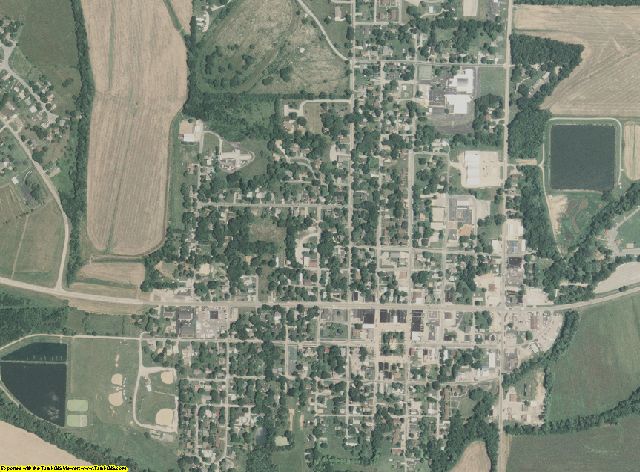 Johnson County, Illinois aerial photography