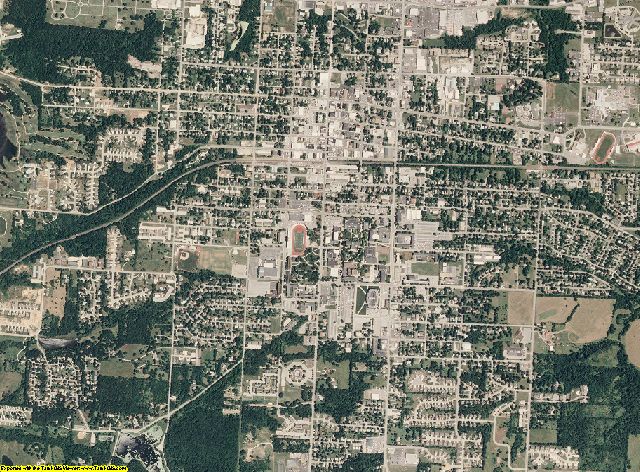 Johnson County, Missouri aerial photography