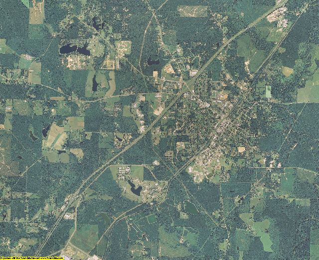 Jones County, Mississippi aerial photography