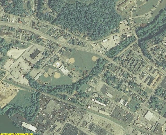 Kanawha County, WV aerial photography detail