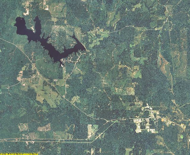 Kemper County, Mississippi aerial photography