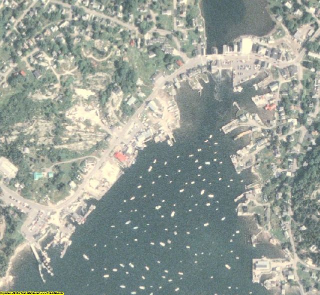 Knox County, ME aerial photography detail