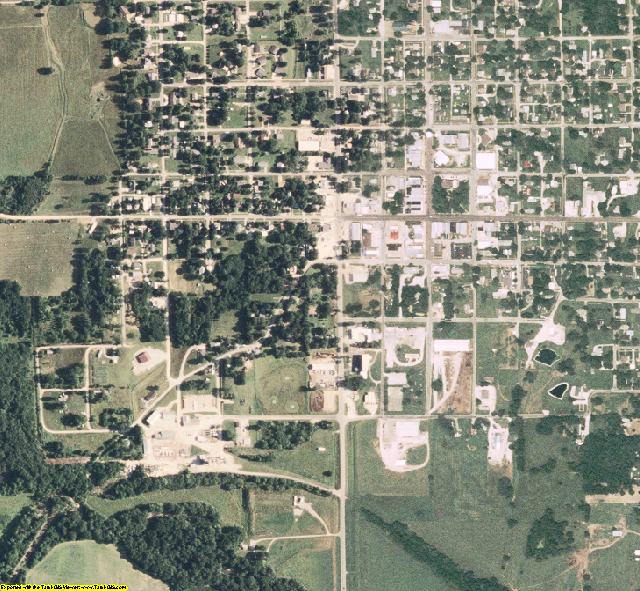 Knox County, MO aerial photography detail