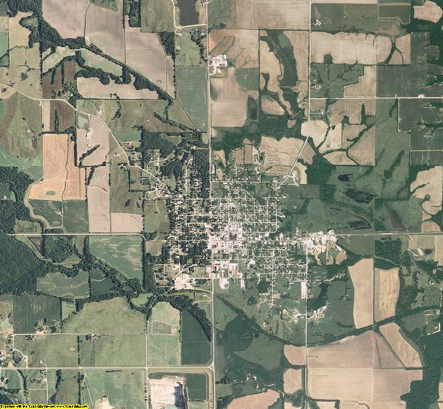 Knox County, Missouri aerial photography