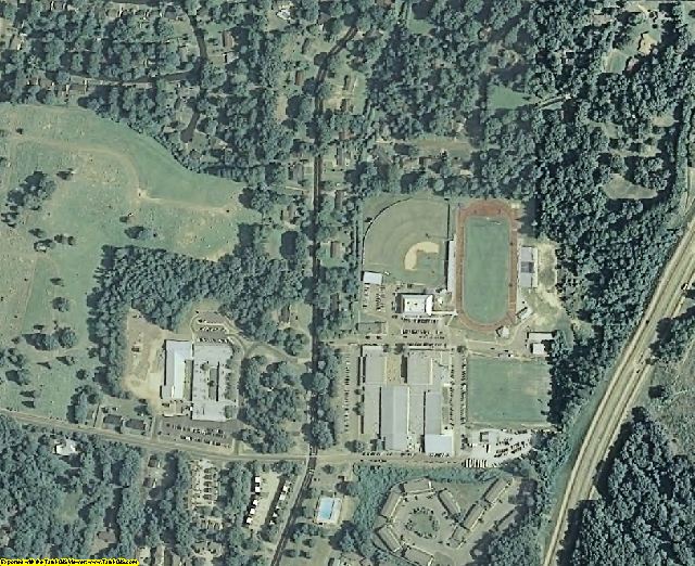 Lafayette County, MS aerial photography detail