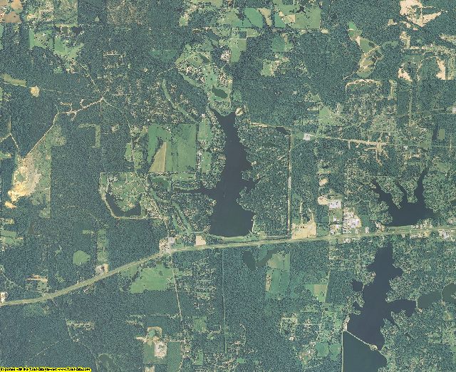 Lamar County, Mississippi aerial photography