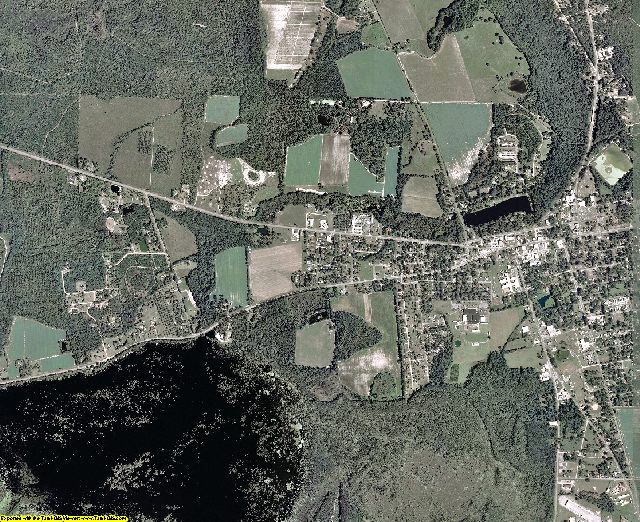 Lanier County, Georgia aerial photography