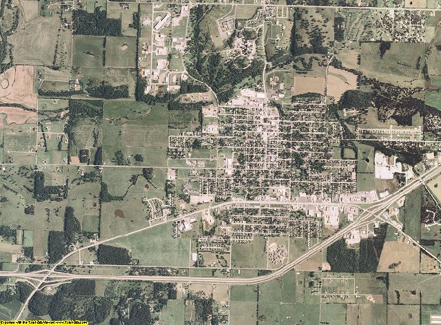 Lawrence County, Missouri aerial photography