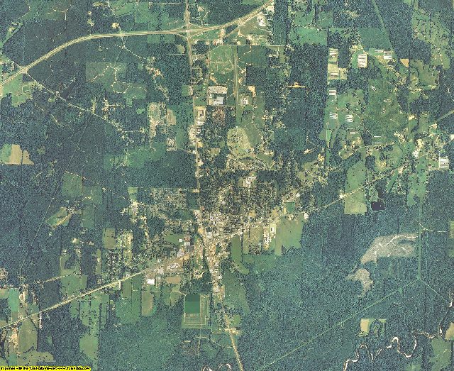Leake County, Mississippi aerial photography