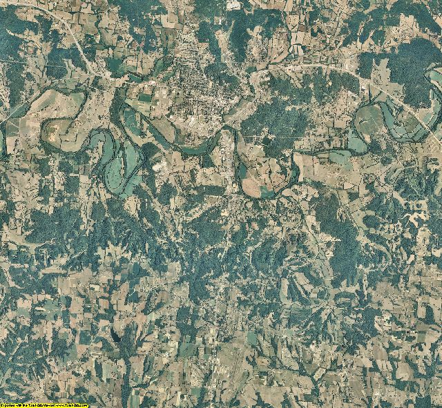 Lincoln County, Tennessee aerial photography