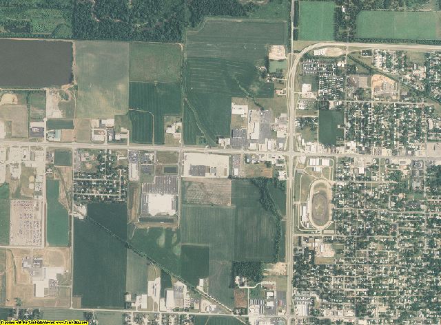 Logan County, Illinois aerial photography