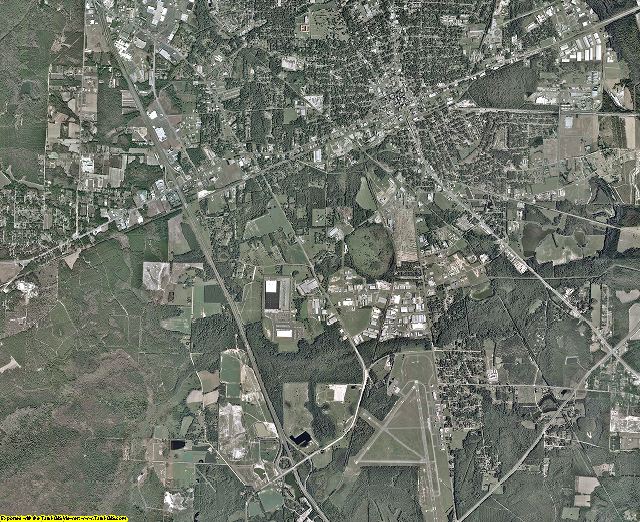 Lowndes County, Georgia aerial photography