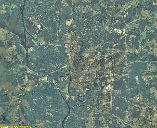 Lowndes County, Mississippi aerial photography