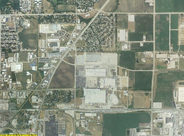 Macon County, Illinois aerial photography