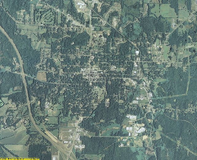 Marshall County, Mississippi aerial photography