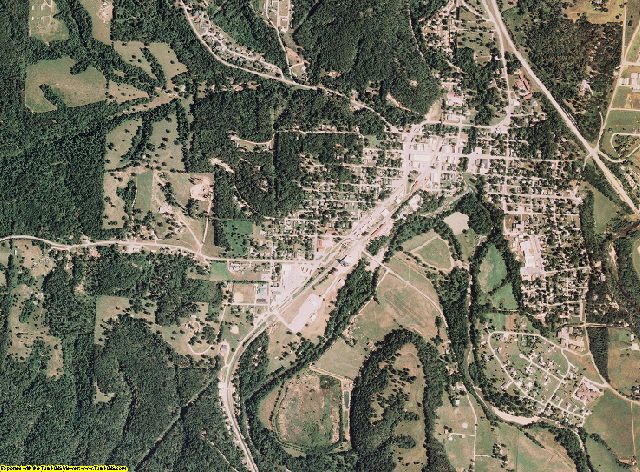 McDonald County, Missouri aerial photography