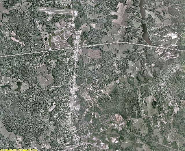 McDuffie County, Georgia aerial photography