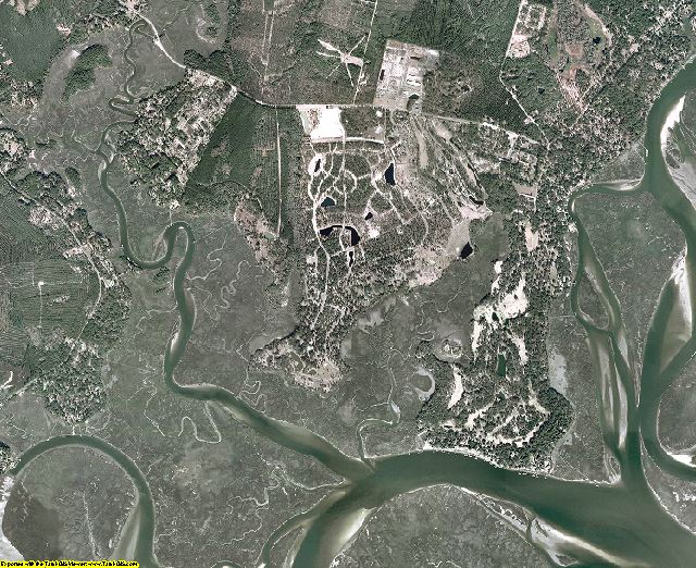 McIntosh County, Georgia aerial photography