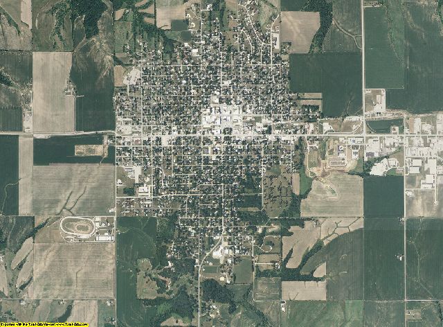 Mercer County, Illinois aerial photography