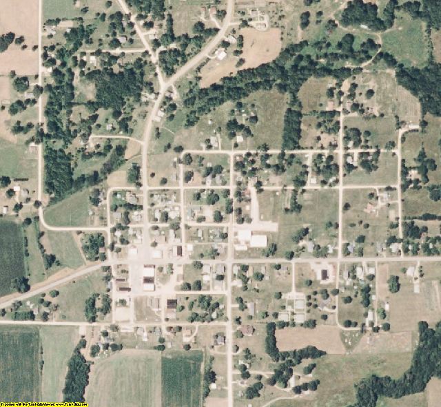 Mercer County, MO aerial photography detail