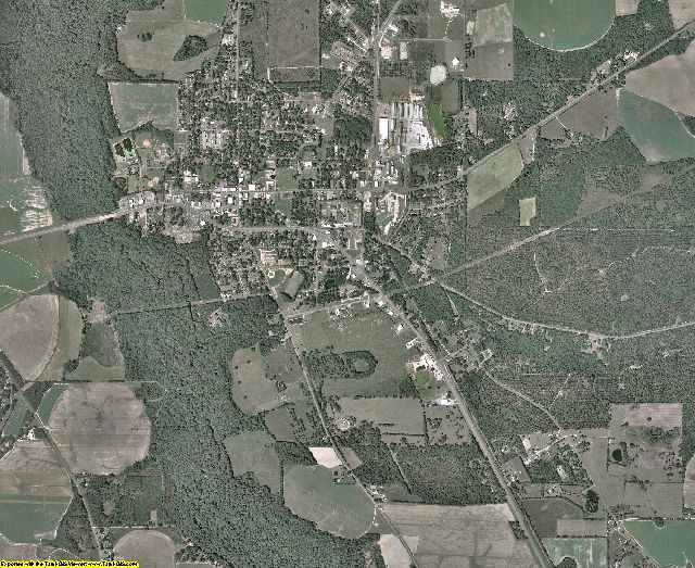 Miller County, Georgia aerial photography