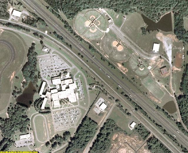 Monroe County, GA aerial photography detail
