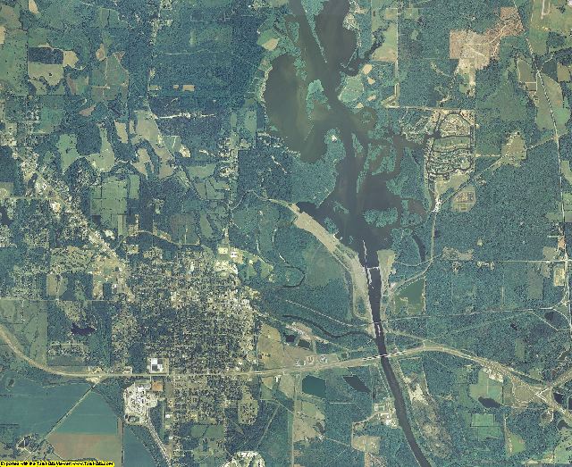 Monroe County, Mississippi aerial photography