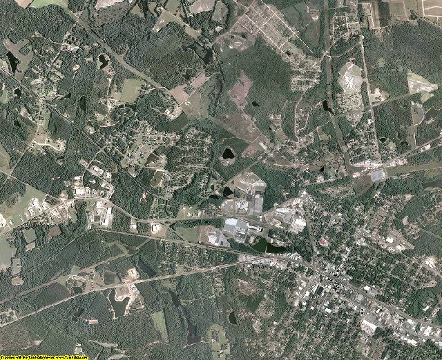 Montgomery County, Georgia aerial photography