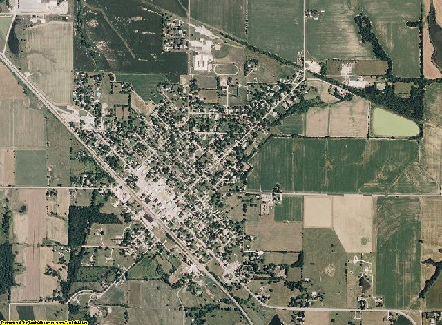 Montgomery County, Missouri aerial photography