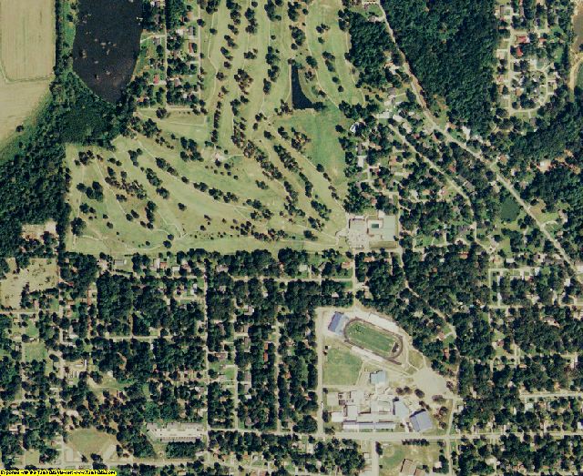 Morehouse County, LA aerial photography detail