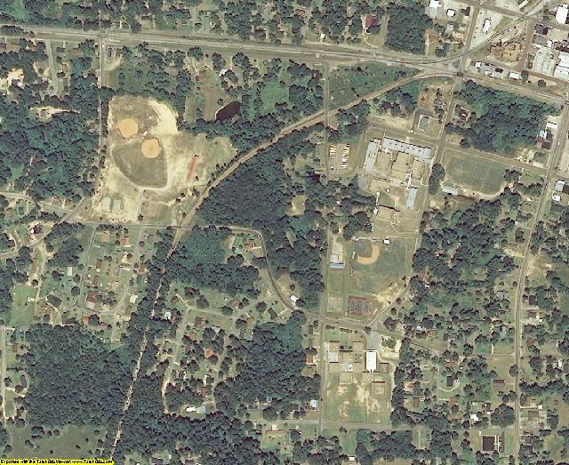 Newton County, MS aerial photography detail