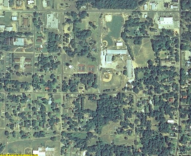 Noxubee County, MS aerial photography detail