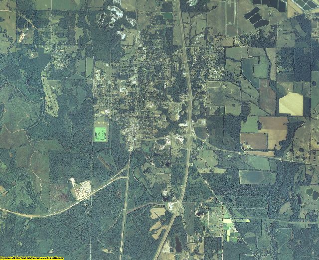 Noxubee County, Mississippi aerial photography