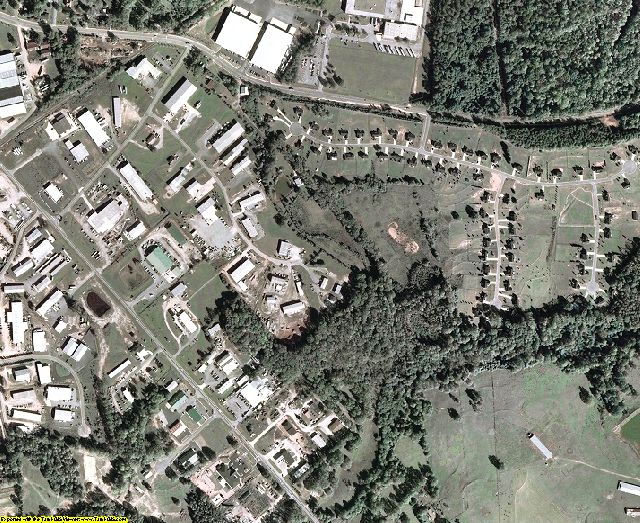Oconee County, GA aerial photography detail