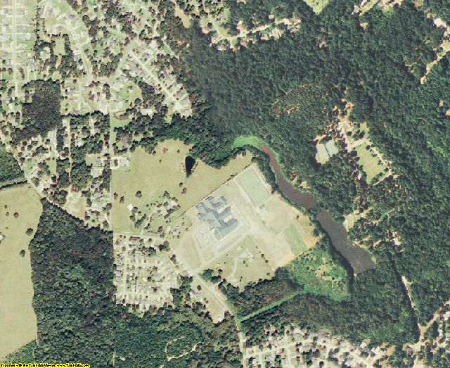 Ouachita County, LA aerial photography detail