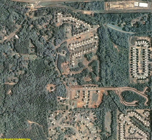 Paulding County, GA aerial photography detail