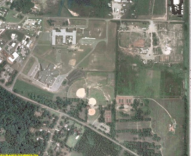 Peach County, GA aerial photography detail