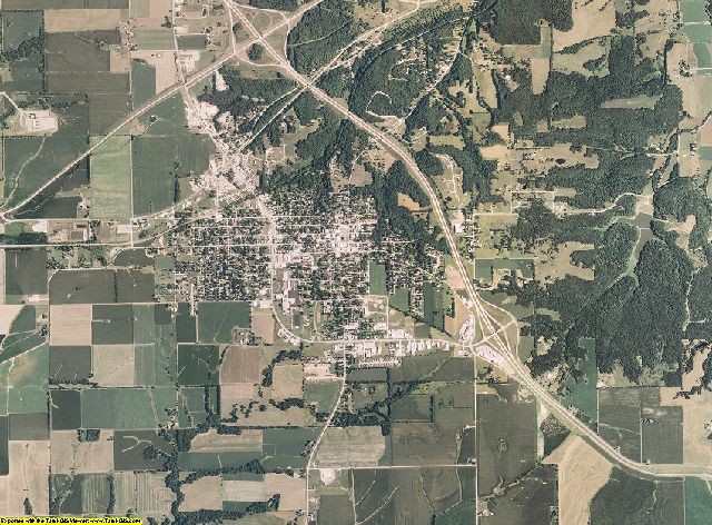 Pike County, Missouri aerial photography