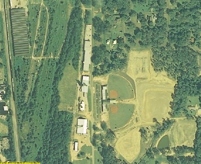 Pike County, MS aerial photography detail