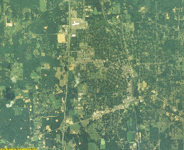 Pike County, Mississippi aerial photography