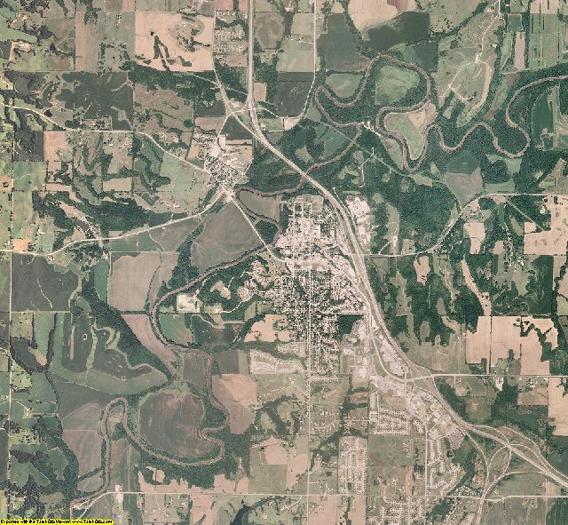 Platte County, Missouri aerial photography