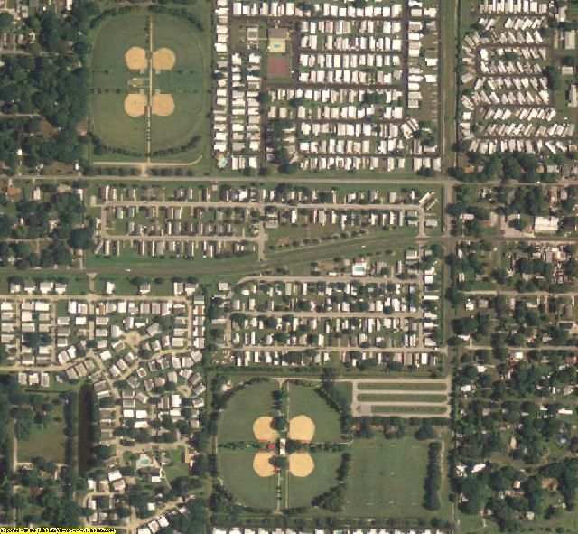 Polk County, FL aerial photography detail