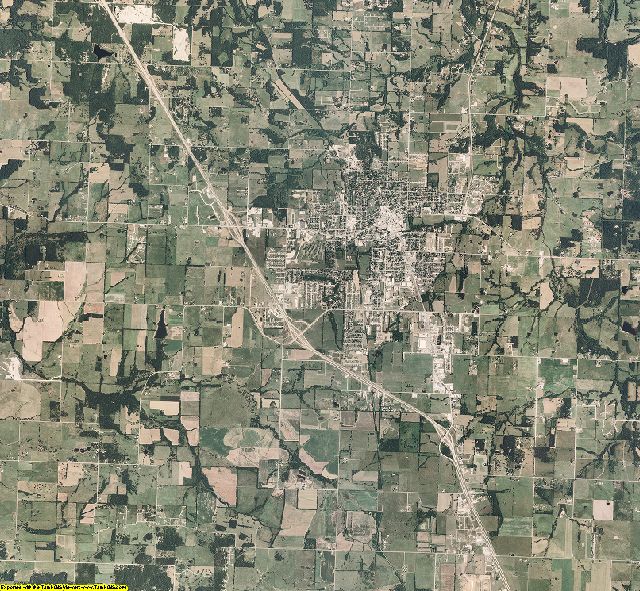 Polk County, Missouri aerial photography