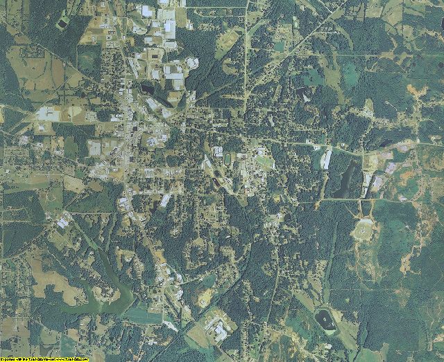 Pontotoc County, Mississippi aerial photography