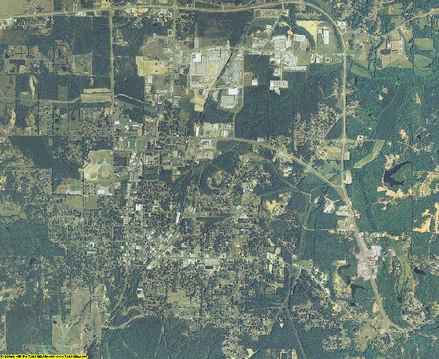 Prentiss County, Mississippi aerial photography